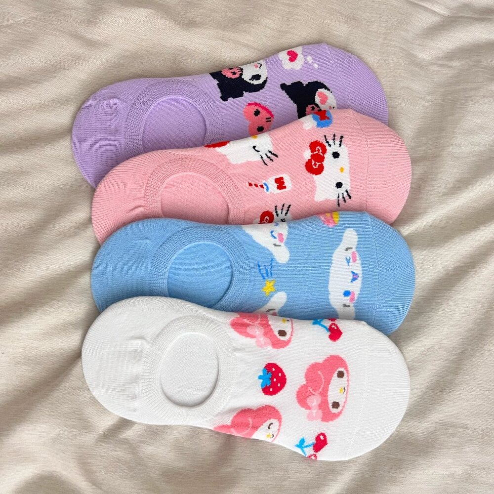 Cute 4-Set Sanrio Socks